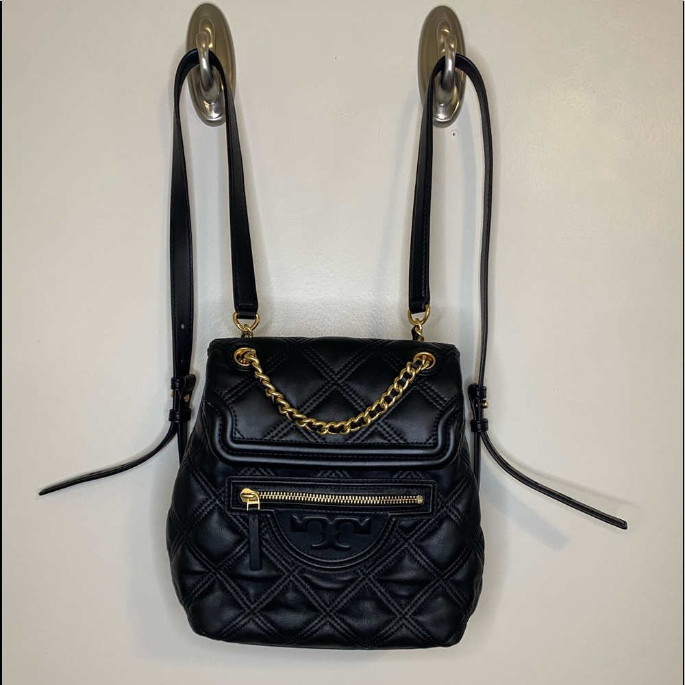 TORU BURCH Fleming soft mini backpack…. Black